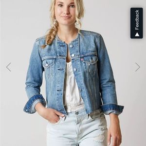 Levi’s altered trucker jean jacket